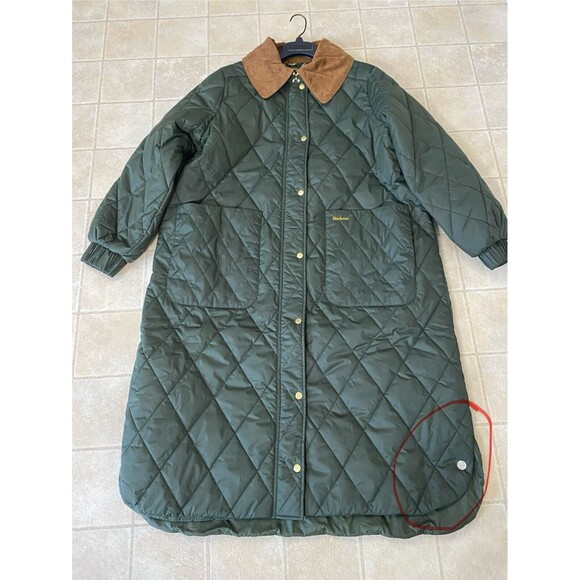 Barbour® Marsett quilted coat New Size US 14 MSRP $399 - Picture 16 of 16